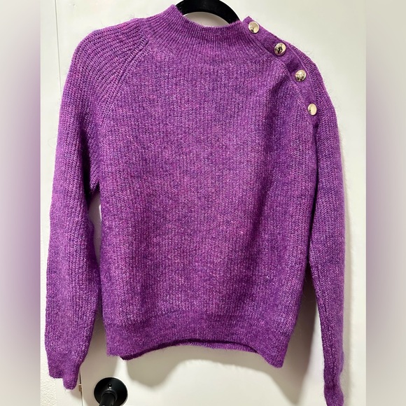 Sezane Trudy Jumper Purple - Size S - Picture 3 of 7
